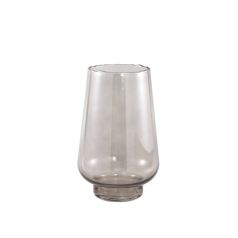 PTMD Dexa Windlicht - 13,5 x 13,5 x 22 cm  - Glas - Grijs