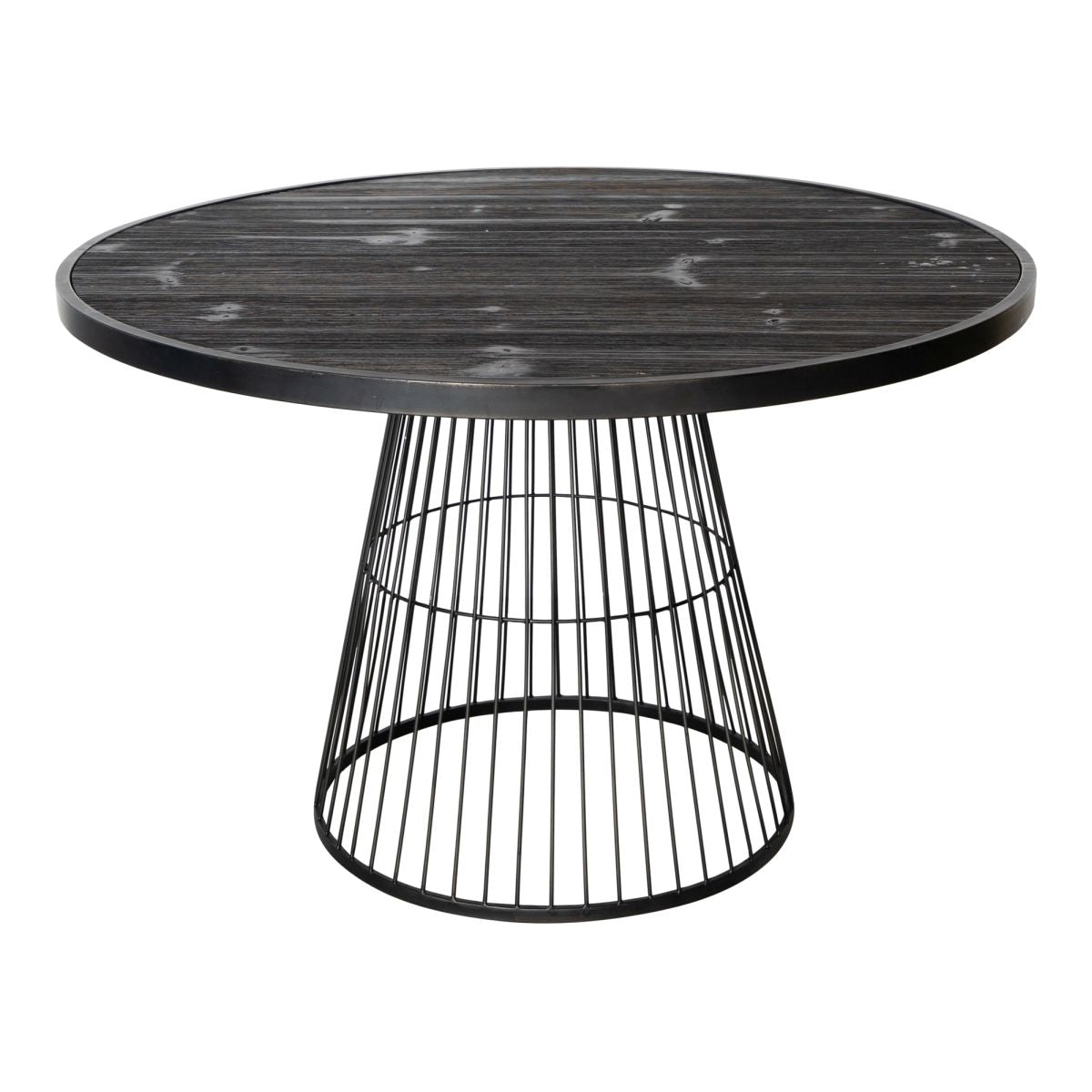 PTMD Ginna Salontafel - 80 x 80 x 50,5 cm  - Metaal - Zwart