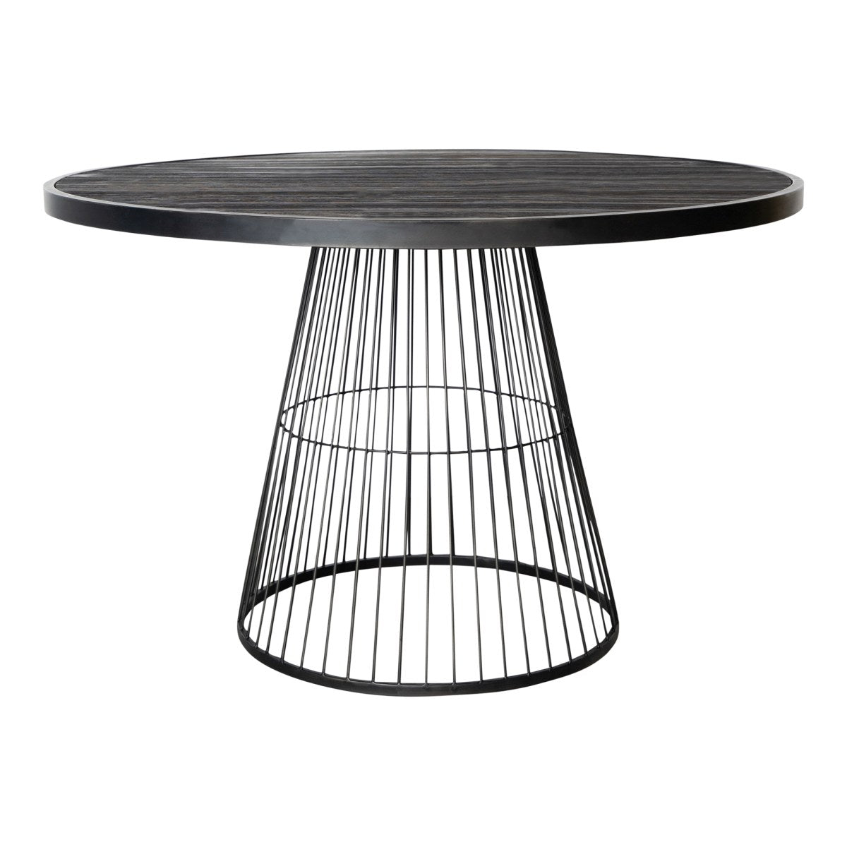 PTMD Ginna Salontafel - 80 x 80 x 50,5 cm  - Metaal - Zwart