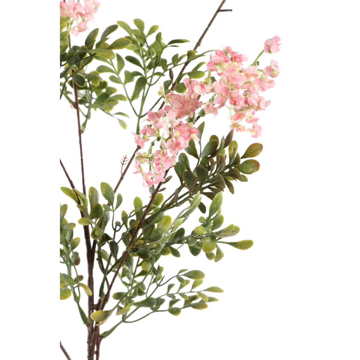 PTMD Bloedendhart Kunsttak - 46 x 15 x 89 cm - Roze