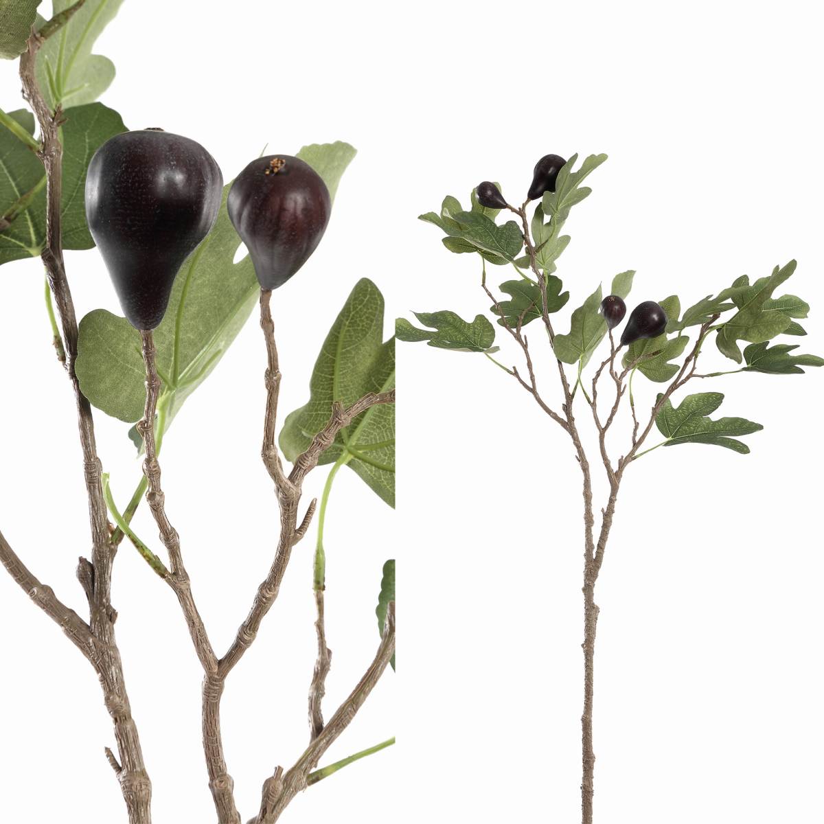 PTMD Vijgen Kunsttak - 90 x 42 x 91 cm  - Kunststof - Groen
