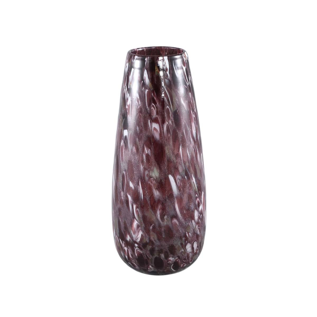 PTMD Gindora Ronde Vaas - H42 x Ø18,5 cm - Glas - Bruin