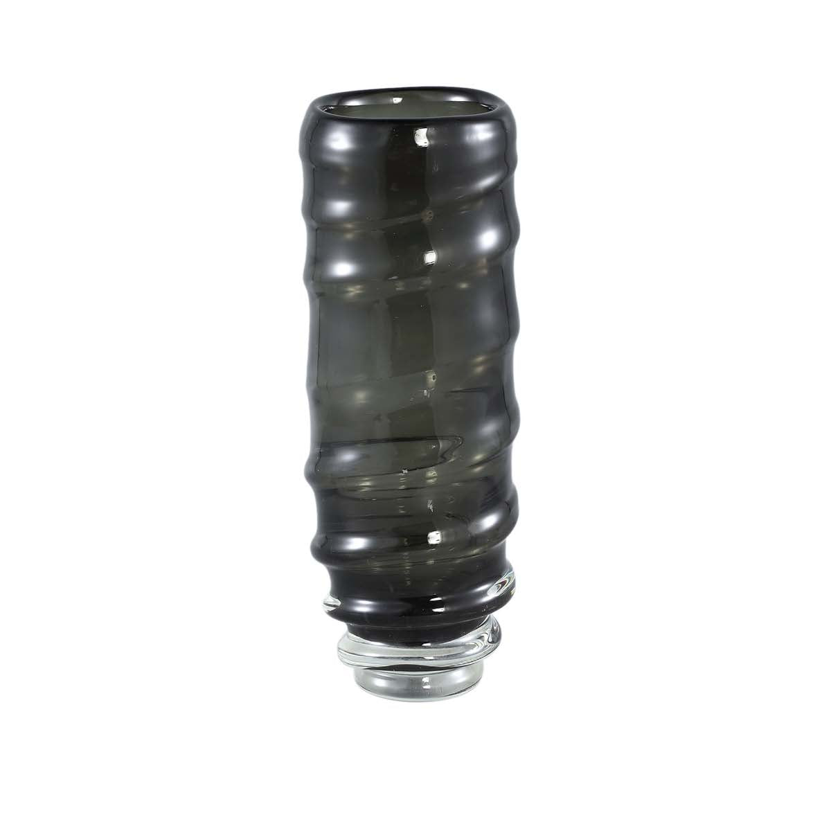PTMD Diana Ronde Vaas - H39 x Ø12,5 cm - Glas - Groen