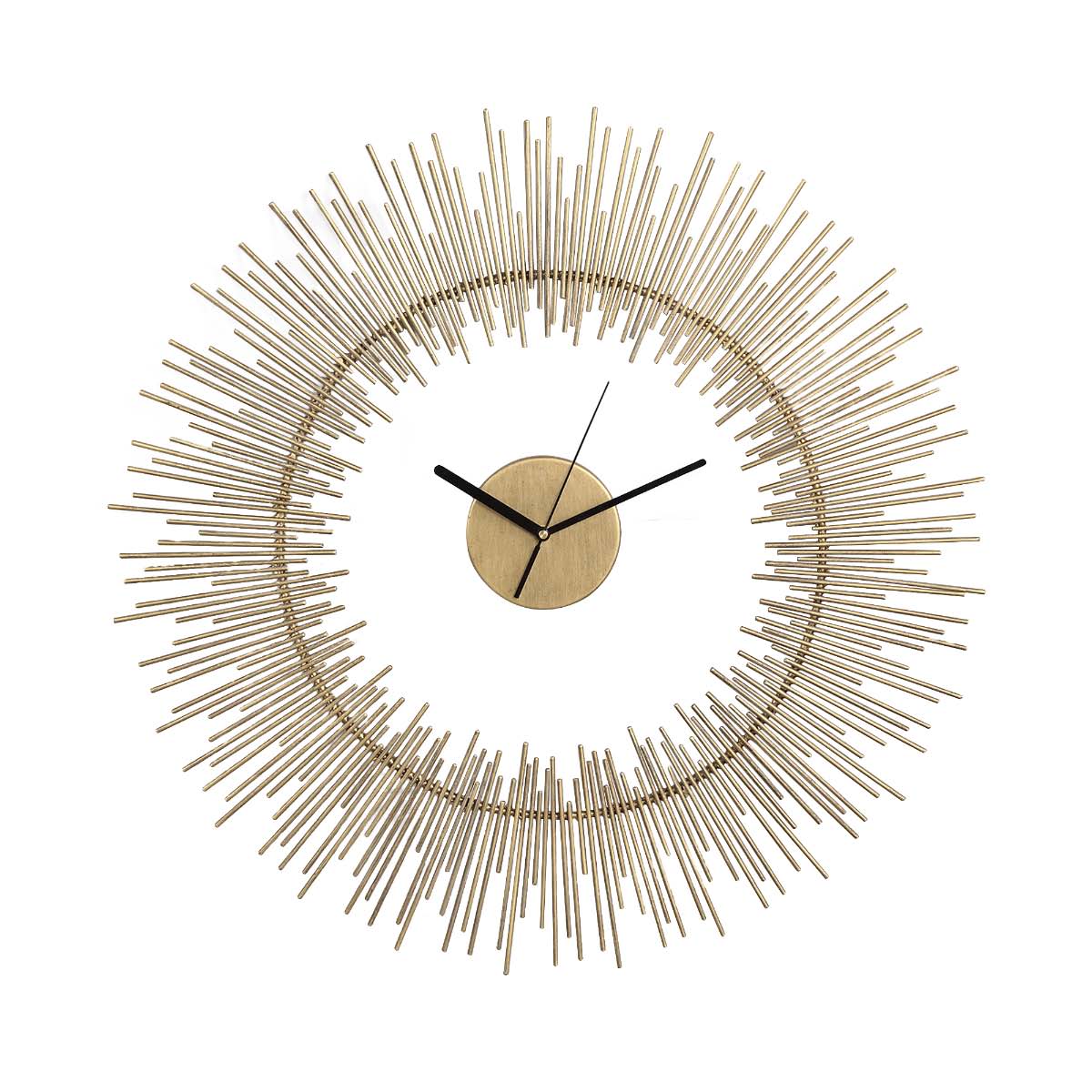 PTMD Anther Ronde Wandklok - 72 x 3,5 x 72 cm - Metaal - Goud