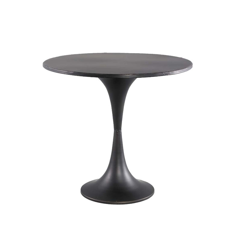 PTMD Saldis Ronde Bijzettafel - H44,5 x Ø48 cm - Metaal - Zwart
