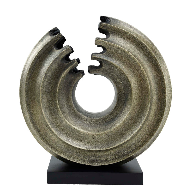 PTMD Rinny Beeld Deco Object - 31 x 9 x 32 cm - Aluminium - Messing
