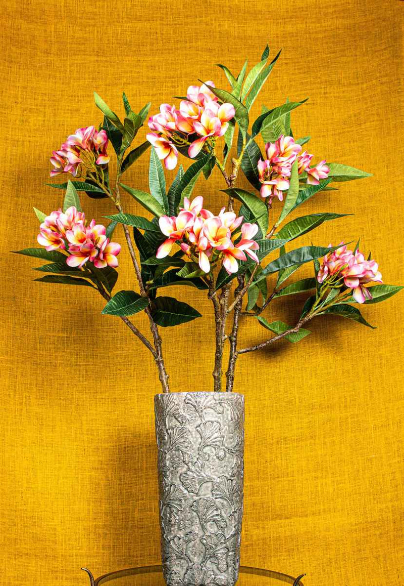 PTMD Plumeria Kunstbloem - 72 x 25 x 110 cm  - Kunststof - Roze