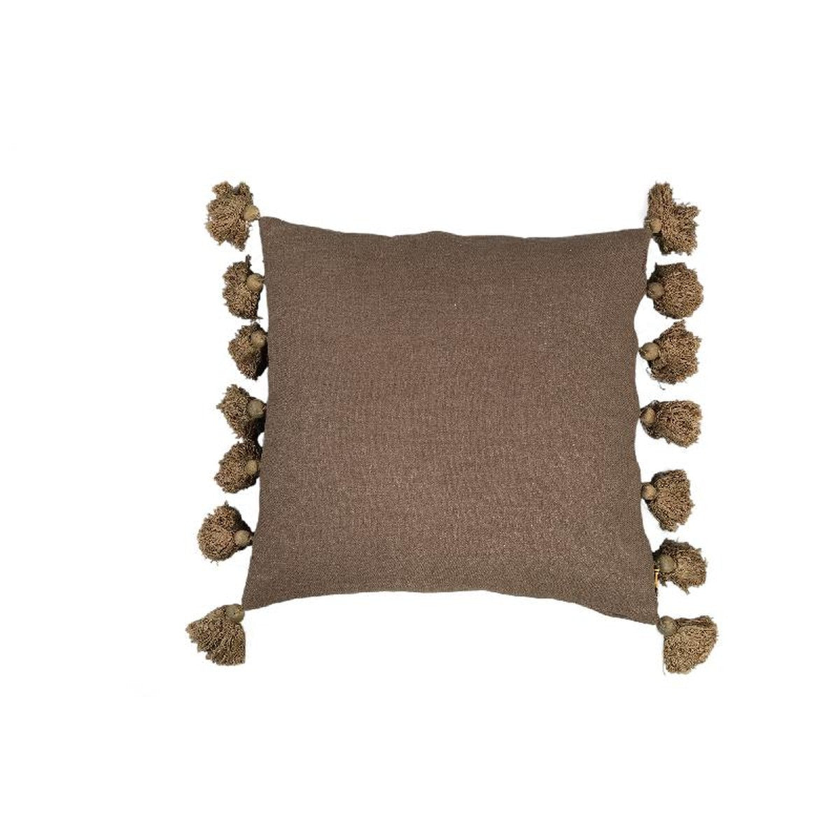 PTMD Dolly Sierkussen - 45 x 45 x 10 cm - Stof - Grijs