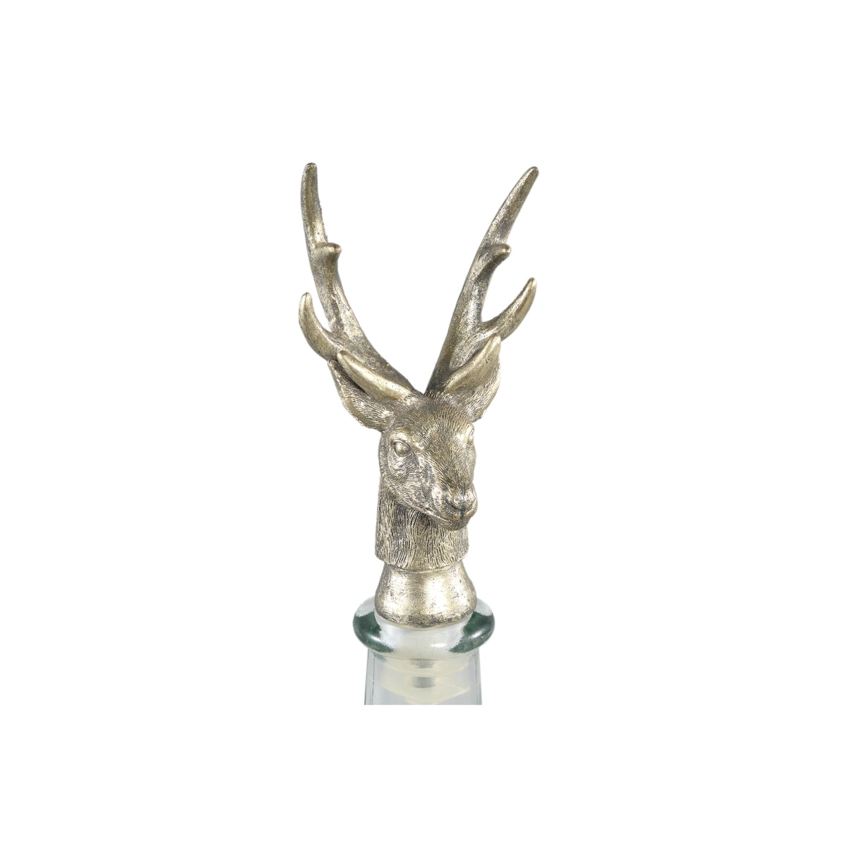 PTMD Ymon Karaf Rendier - H38 x Ø15 cm - Glas - Goud