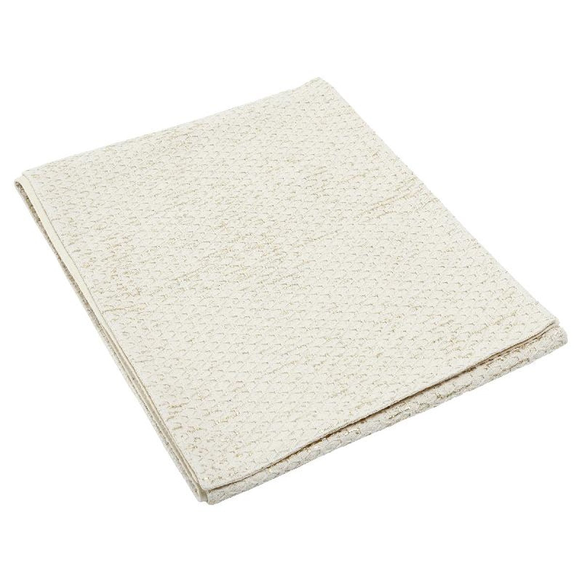 PTMD Ivie Tafelkleed Loper - 300 x 40 cm - Katoen - Ivoor