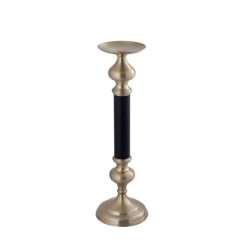 PTMD Ixen Kandelaar - 20x20x66 cm - Aluminium - Champagne