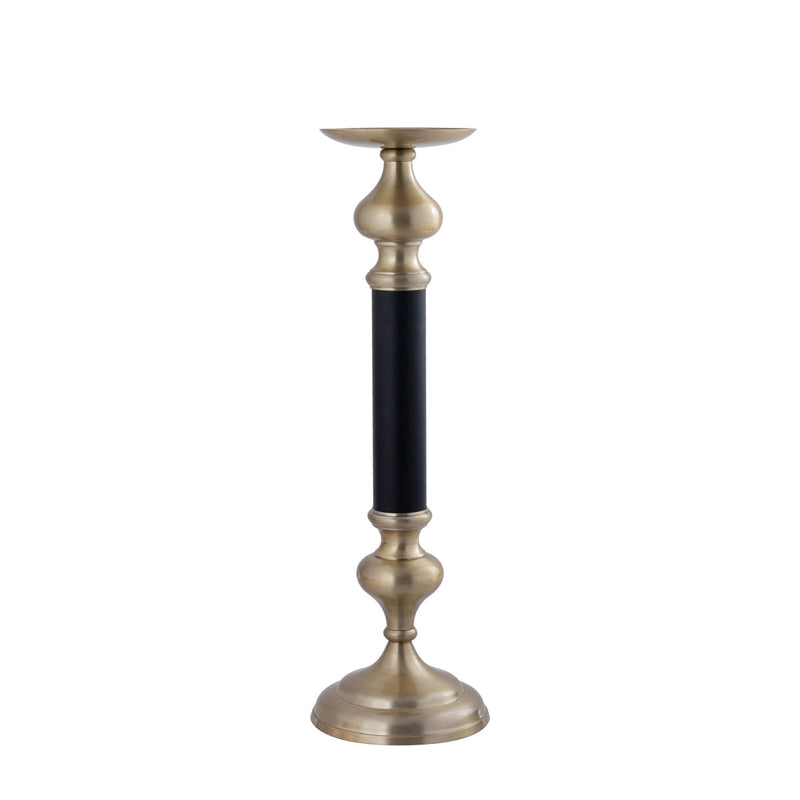 PTMD Ixen Kandelaar - 20x20x66 cm - Aluminium - Champagne
