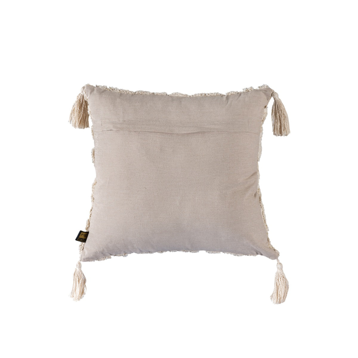 PTMD Zalie Sierkussen - 45x3x45 cm - Katoen - Naturel