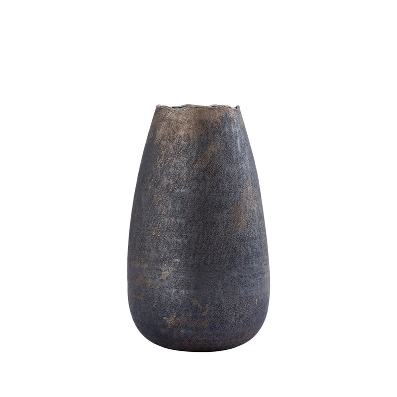 PTMD Semin Bloempot - 17x17x30 cm - Aluminium - Zilver