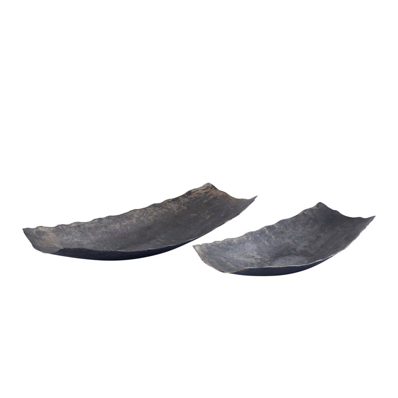 PTMD Semin Schaal - 49x27x8 cm - Aluminium - Zilver
