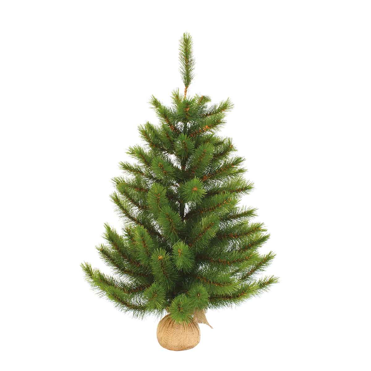 Triumph Tree kunstkerstboom met jute richmond pine - 90x69 groen