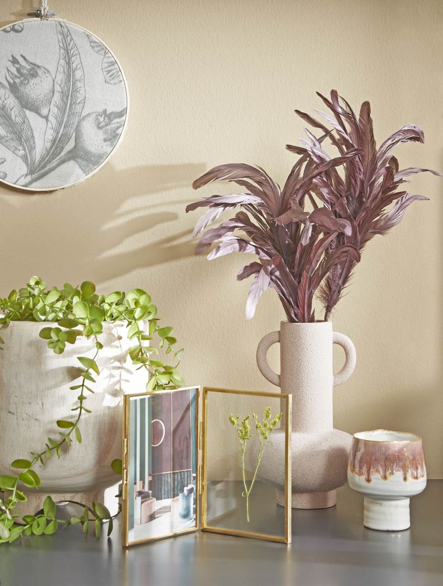 Mica Decorations Naturo Bloempot - 24x24x27 cm - Hout - Bruin