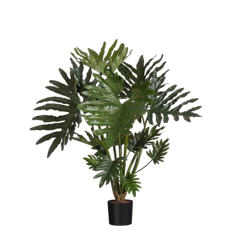 Mica Decorations Philodendron Selloum Kunstplant - H85xØ55 cm - Groen