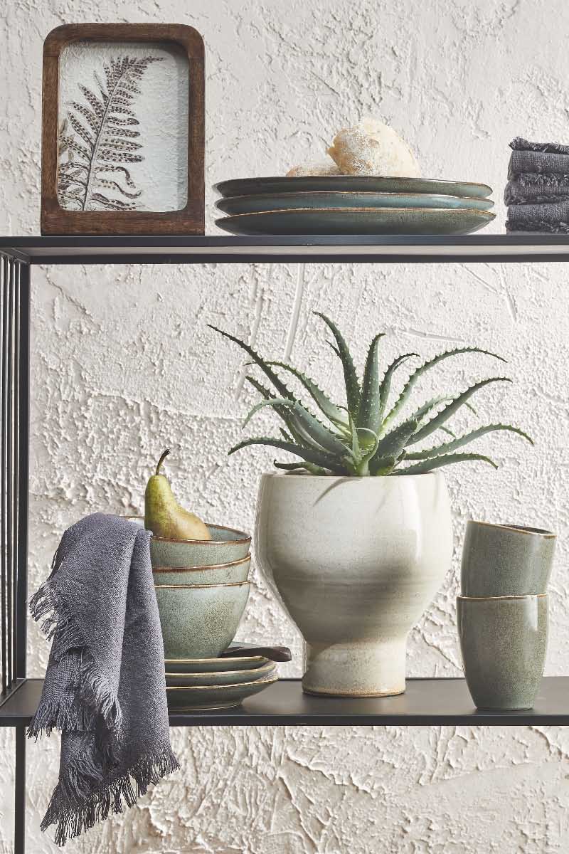 Mica Decorations Tabo Serviesset 4 Persoons - 16-delig - Groen