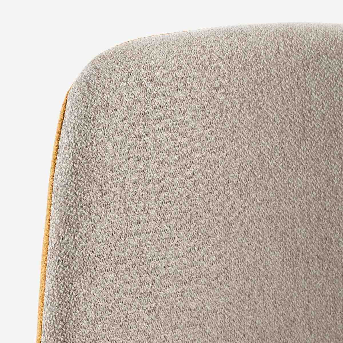 Mica Decorations Tallos Stoel - 43x53x82 cm - Polyester - Beige