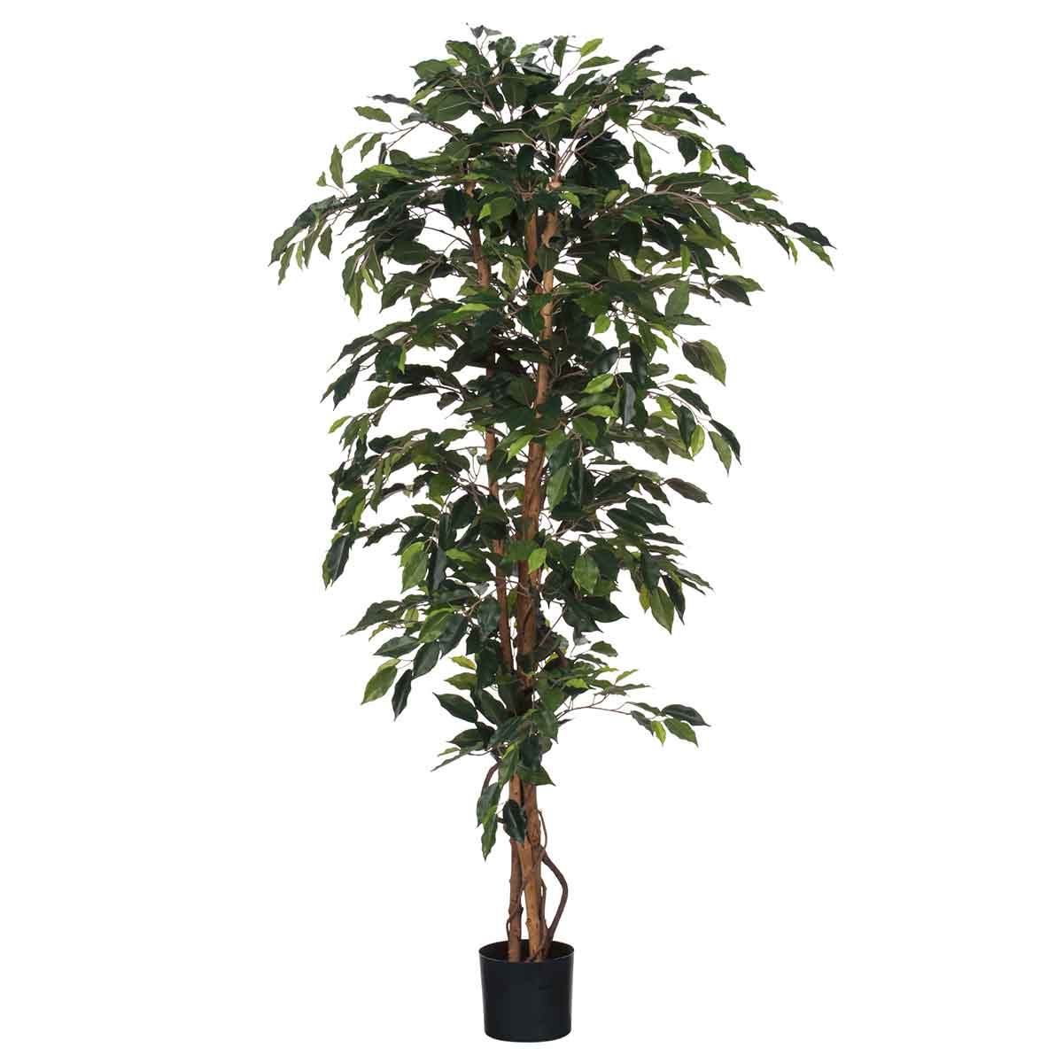 Mica Decorations Ficus Kunstplant - H180 x Ø100 cm - Pot - Groen