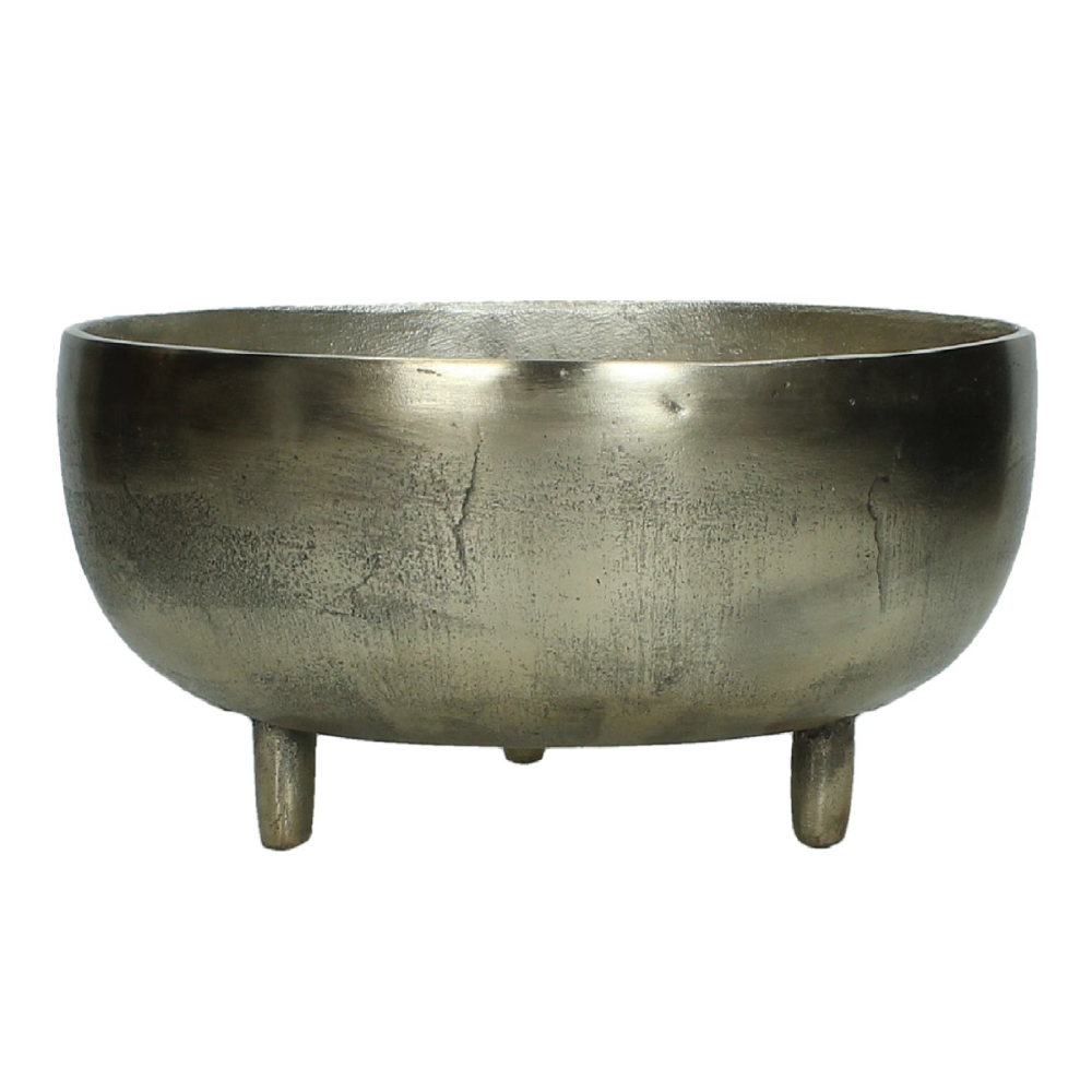 SVJ Home Decorations Cirra Bloempot - 21x10x20 cm - Polyresin - Goud