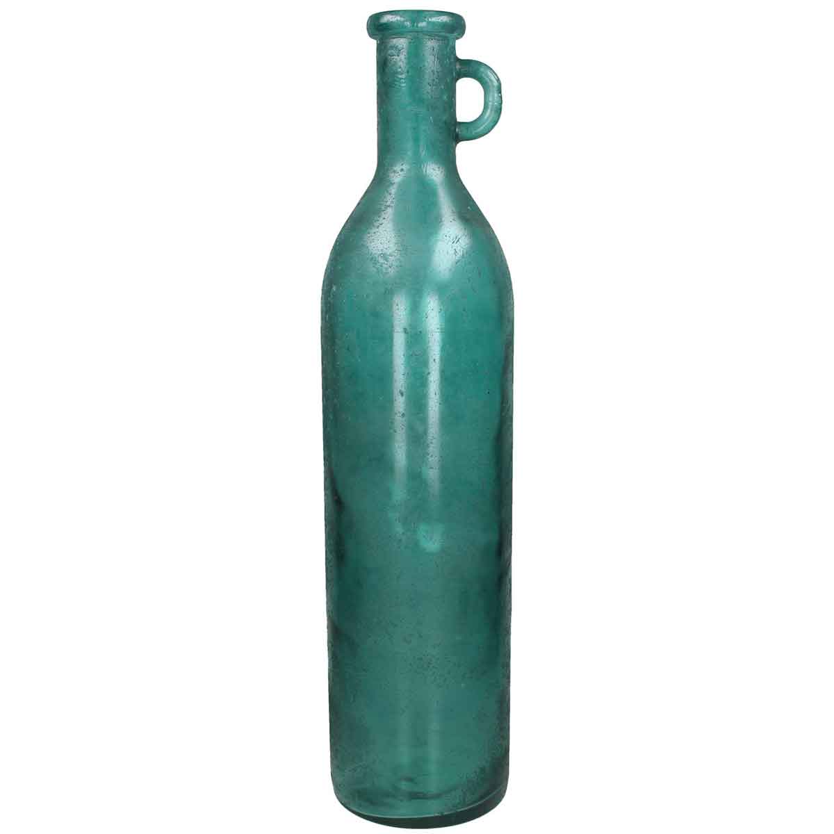 SVJ Home Decorations Vaas Deco Fles - H75 x Ø18 cm - Glas - Groen