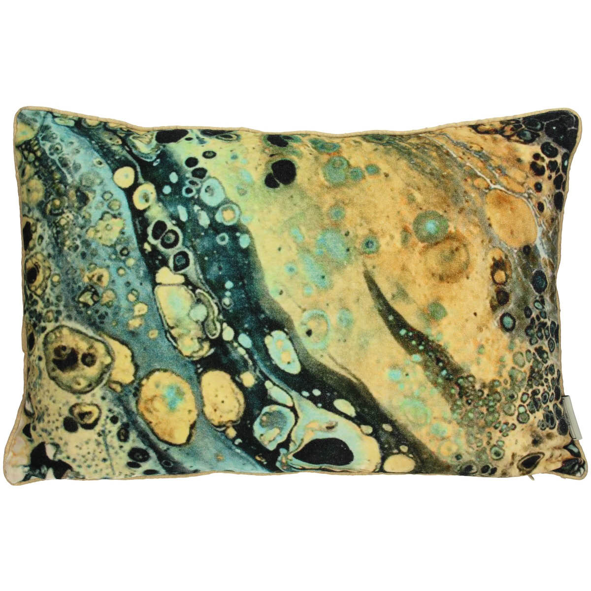 SVJ Home Decorations Velvet Kussen - 40 x 60 cm - Fluweel - Geel