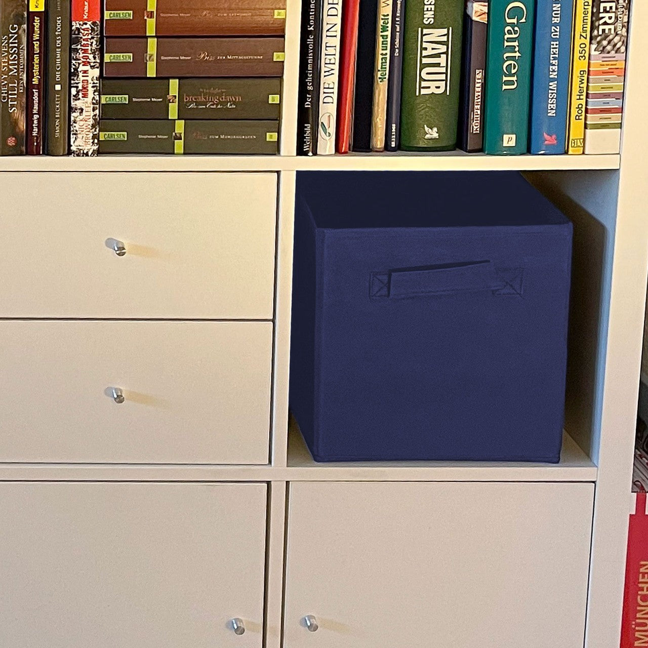 SVJ Opvouwbare Opbergbox Vierkant - 27x28x27 cm - Zwart - Set van 6