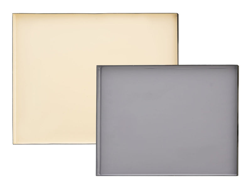 SVJ Bijzettafel Rechthoekig - 36x48x50 cm - Metaal - Beige - Set van 2