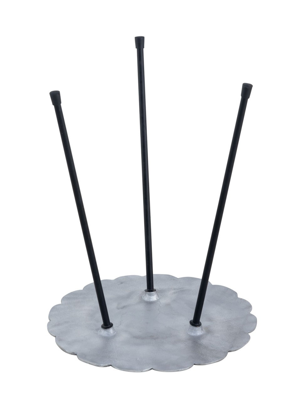 SVJ Bijzettafel Rond - 35 x 37 x 45 cm - Aluminium - Zilver