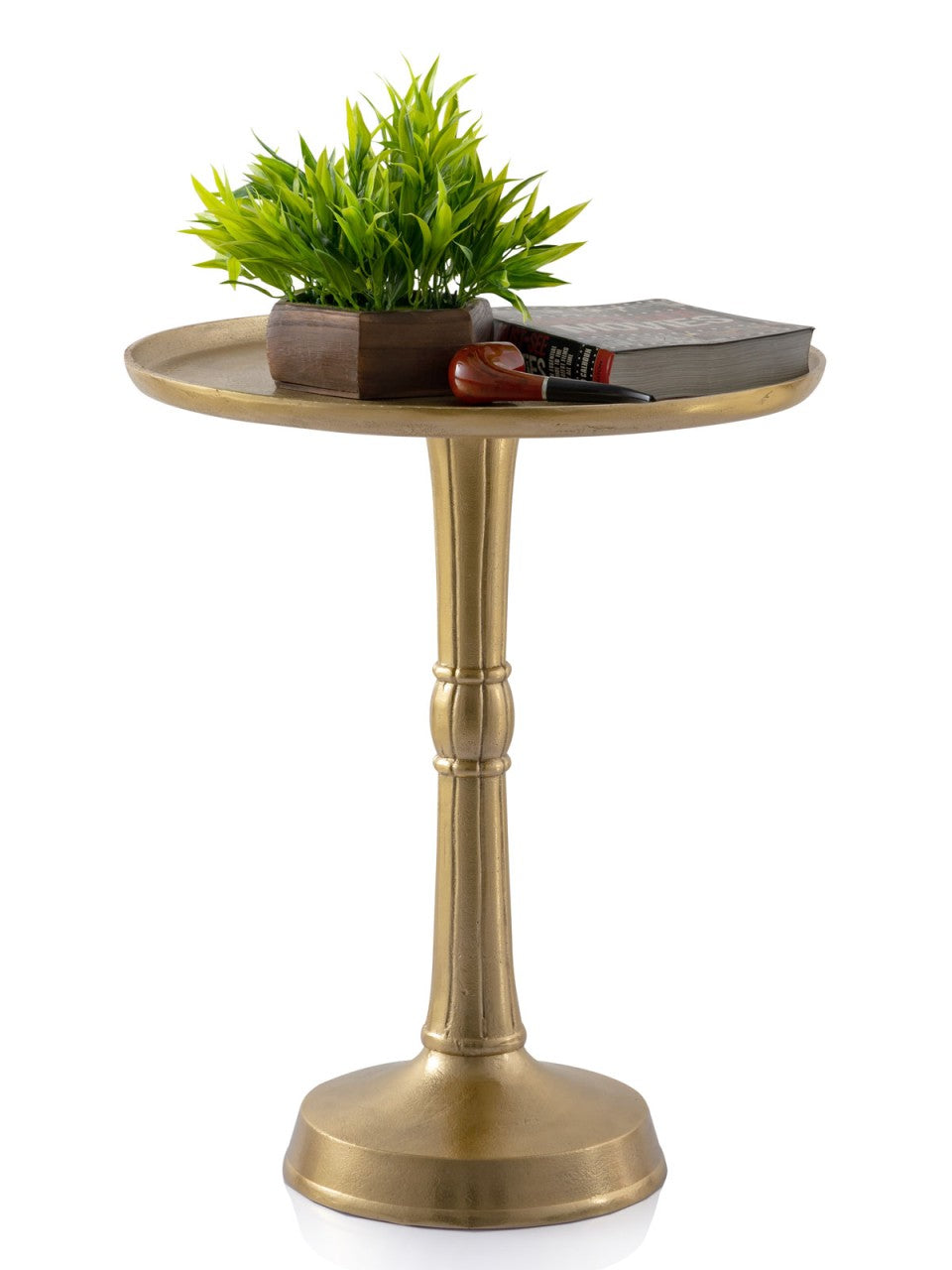 SVJ Bijzettafel Rond - 44 x 44 x 52 cm - Aluminium - Goud