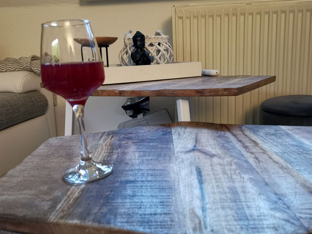SVJ Salontafel Rond - 55 x 55 x 37 cm - Metaal - Zwart