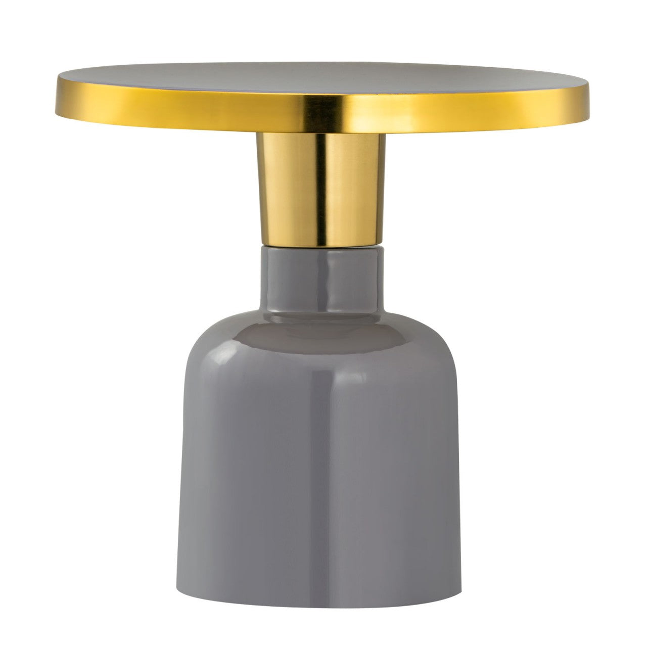 SVJ Bijzettafel Rond - 45 x 45 x 45 cm - Metaal - Grijs