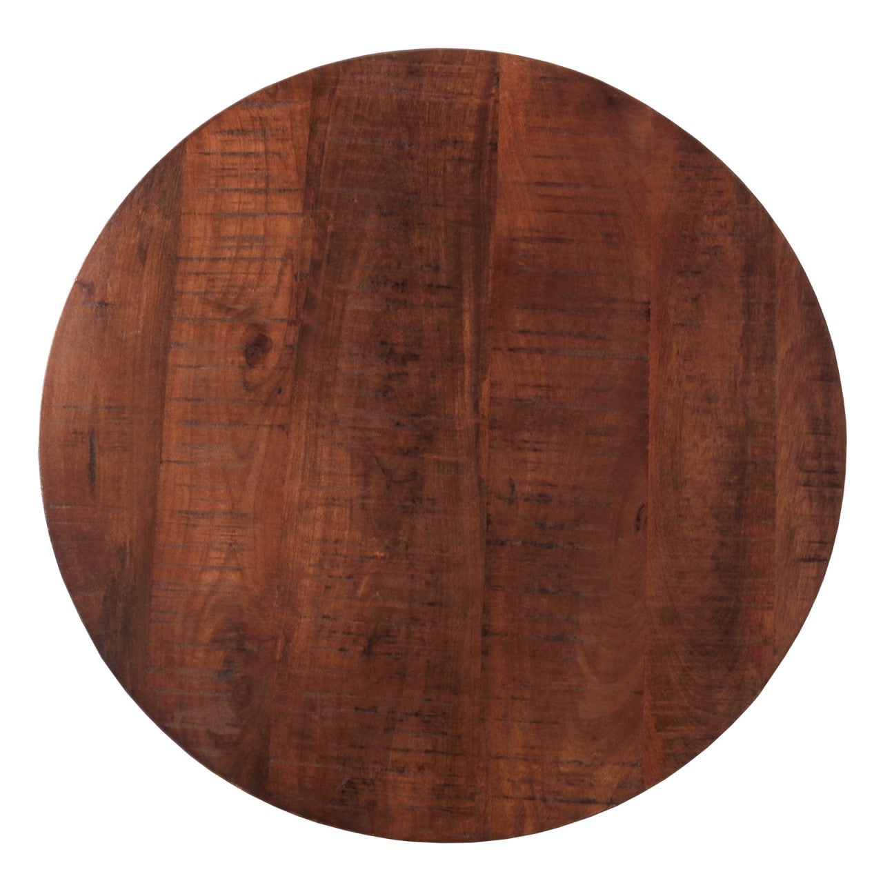SVJ Salontafel Rond - 75 x 75 x 47 cm - Metaal - Zwart/Bruin
