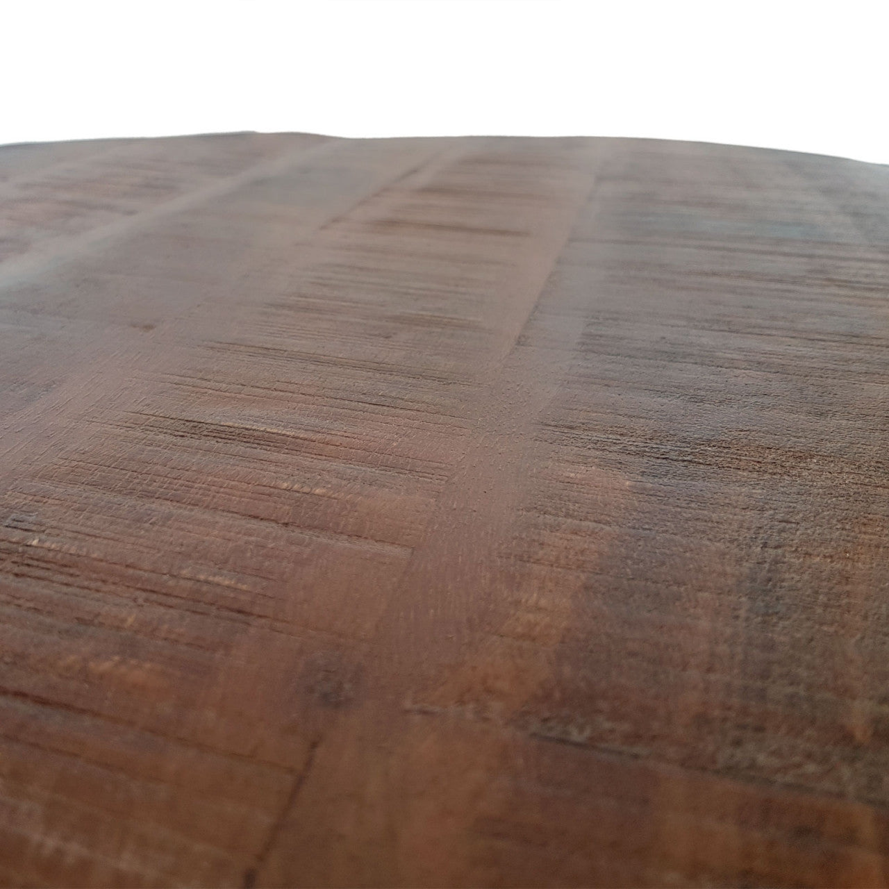 SVJ Salontafel Rond - 75 x 75 x 47 cm - Metaal - Zwart/Donkerbruin