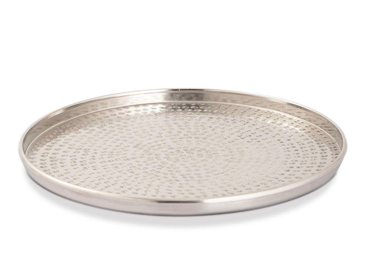 SVJ Schaal Rond - 40 x 40 x 3 cm - Aluminium - Zilver
