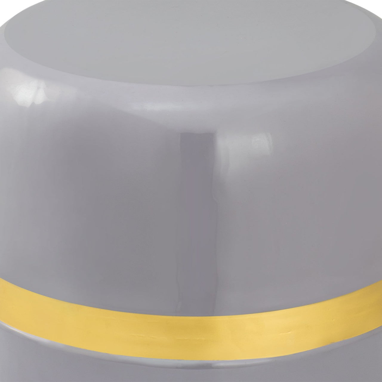 SVJ Bijzettafel Rond - 34 x 34 x 36 cm - Metaal - Grijs