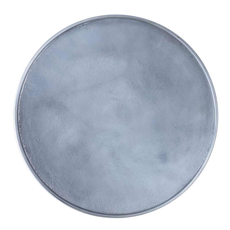 SVJ Bijzettafel Rond - 41 x 41 x 48 cm - Aluminium - Zilver