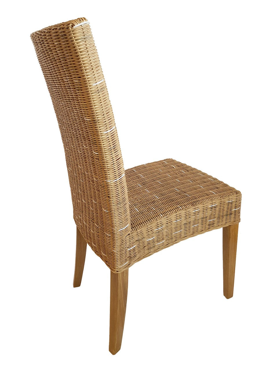 SVJ Eetkamerstoelen - 60x48x98 cm - Rotan - Lichtbruin - Set van 4