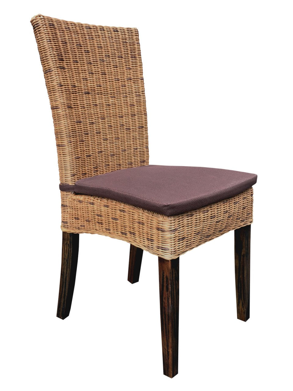 SVJ Eetkamerstoelen - 64x48x98 cm - Rotan - Bruin - Set van 6