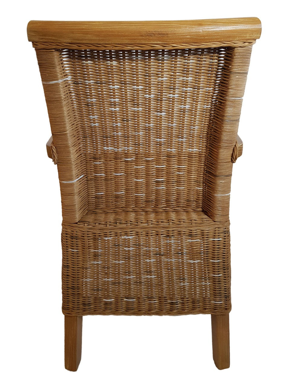 SVJ Eetkamerstoelen - 47x54x97 cm - Rotan - Bruin - Set van 2