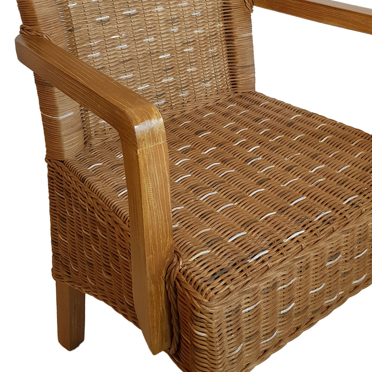 SVJ Eetkamerstoelen - 47x54x97 cm - Rotan - Bruin - Set van 2