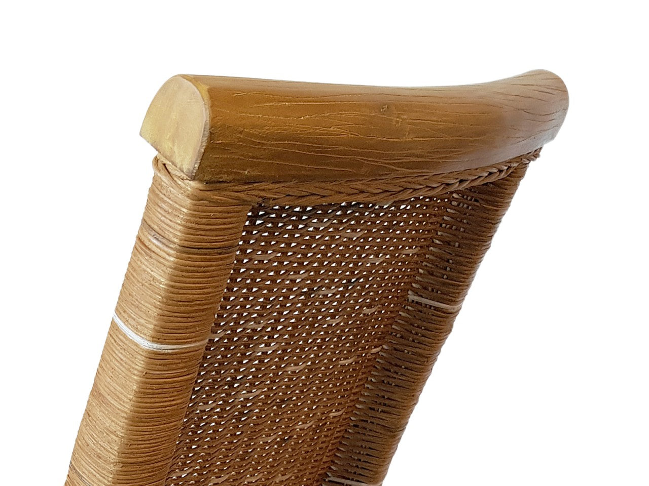 SVJ Eetkamerstoel Rechthoekig - 54 x 47 x 97 cm - Rotan - Bruin