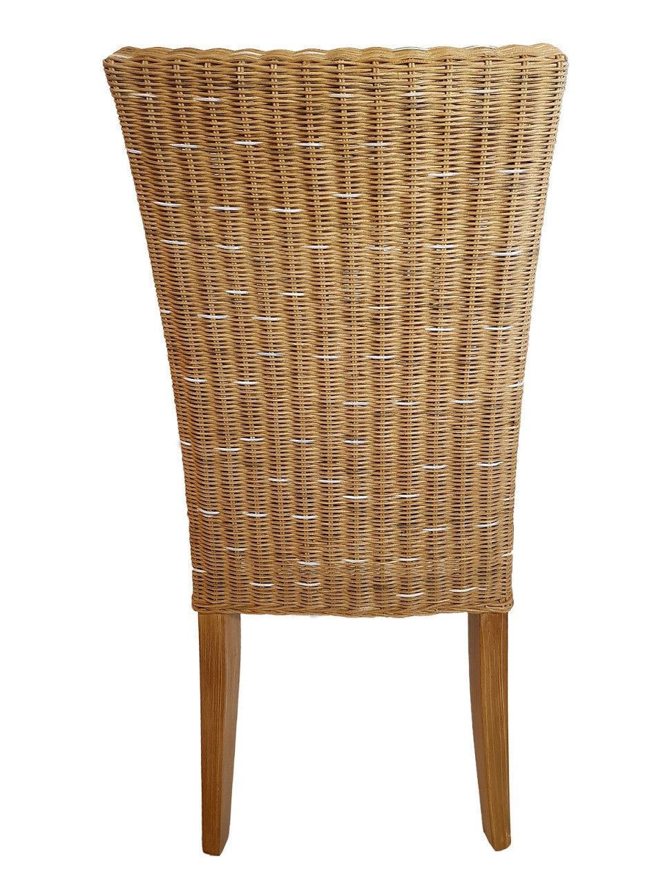 SVJ Eetkamerstoel Rechthoekig - 60 x 48 x 98 cm - Rotan - Lichtbruin