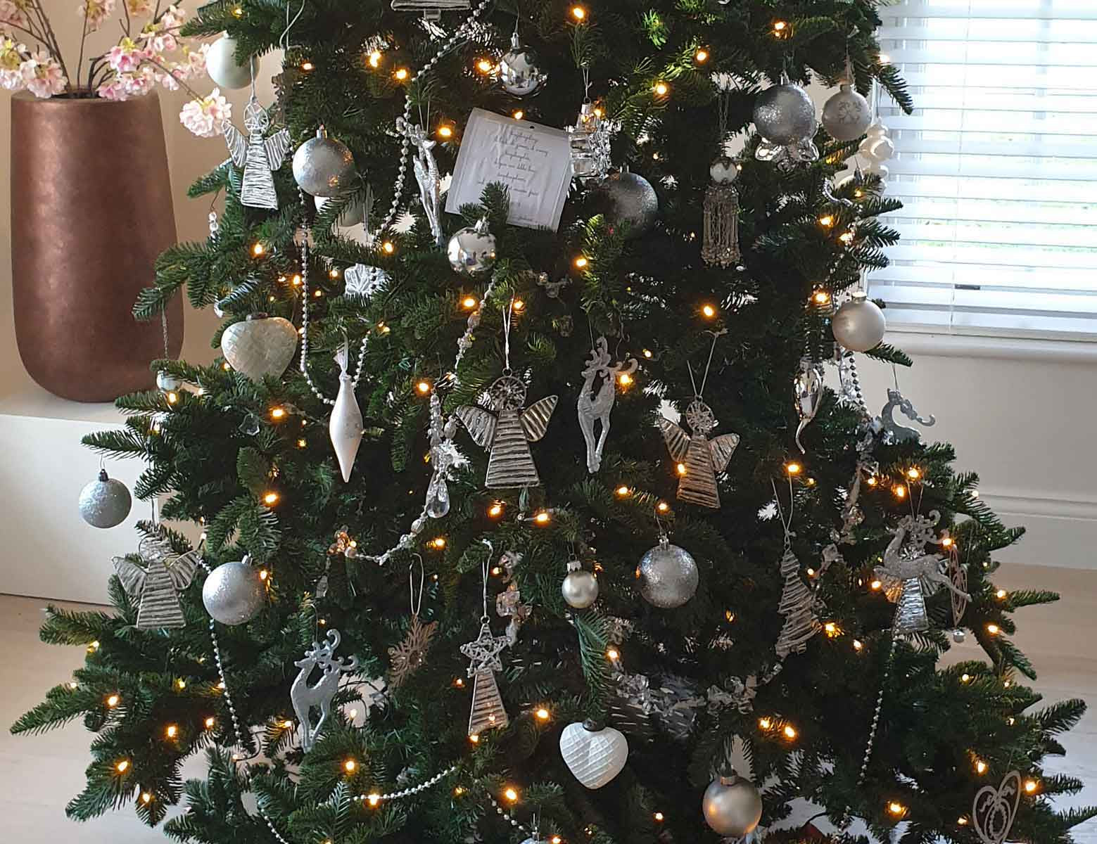 House of seasons Kerstballen Onbreekbaar - Zilver - Set van 48