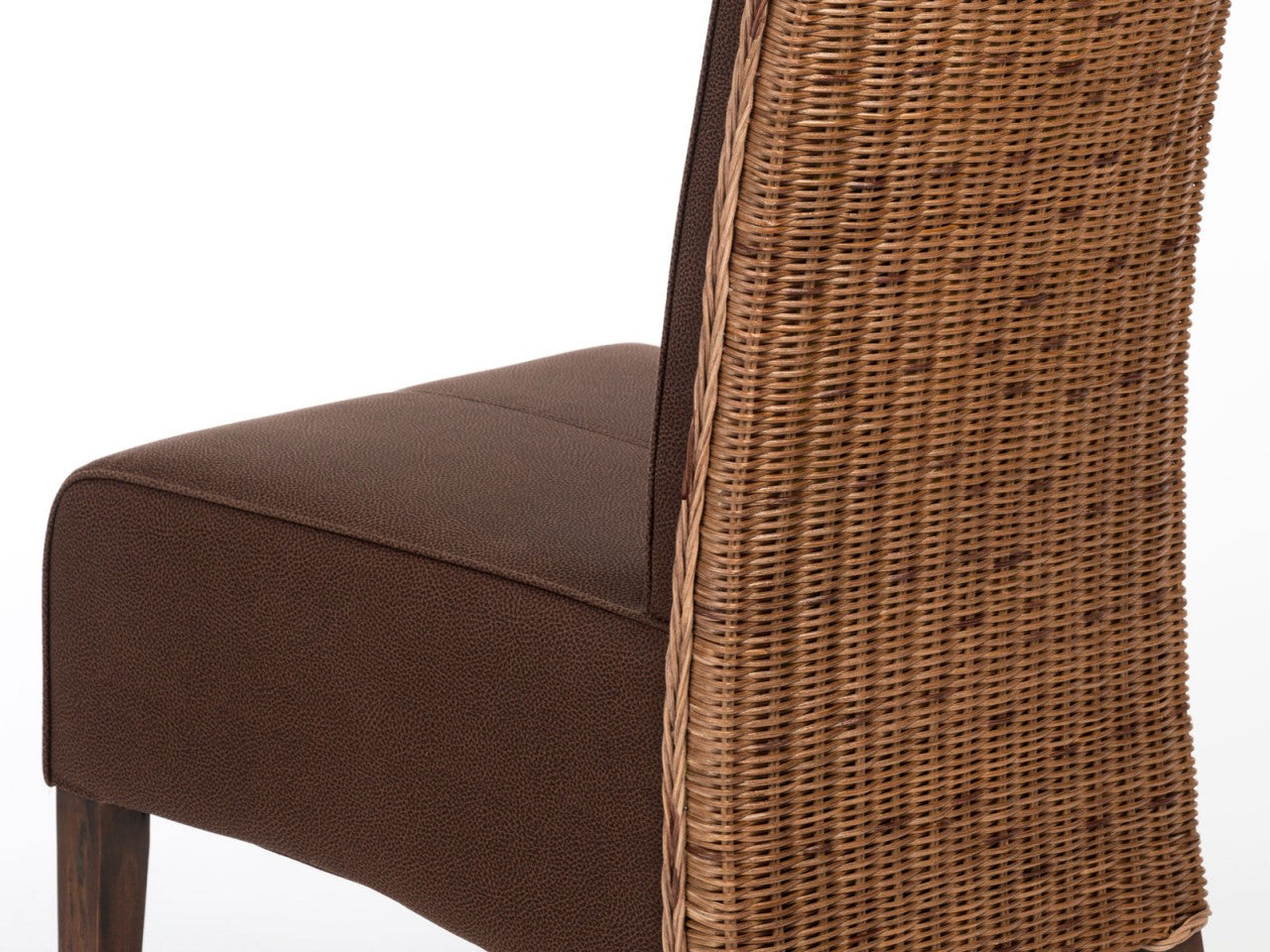 SVJ Eetkamerstoelen - 58x47x105 cm - Rotan - Bruin - Set van 6
