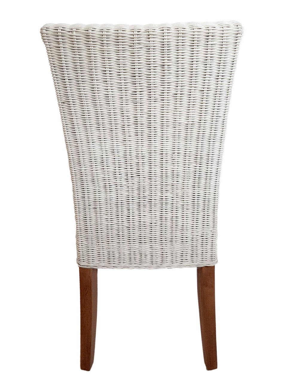 SVJ Eetkamerstoel Vierkant - 60 x 48 x 98 cm - Rotan - Wit