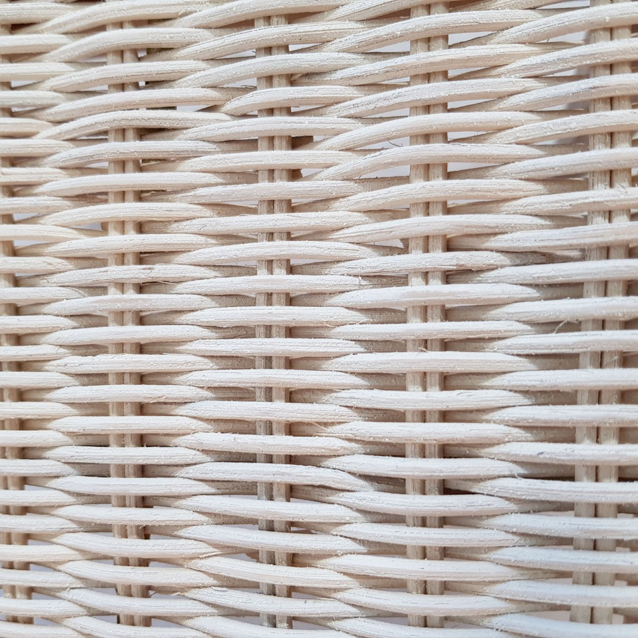 SVJ Eetkamerstoel Vierkant - 60 x 48 x 98 cm - Rotan - Wit