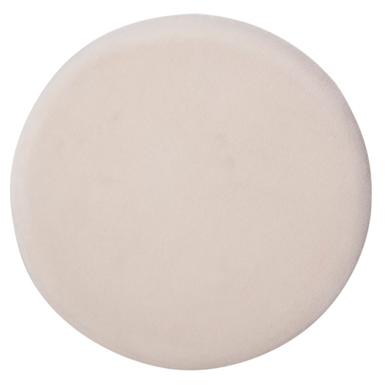 SVJ Kruk Rond - 31 x 31 x 43 cm - Polyester - Creme
